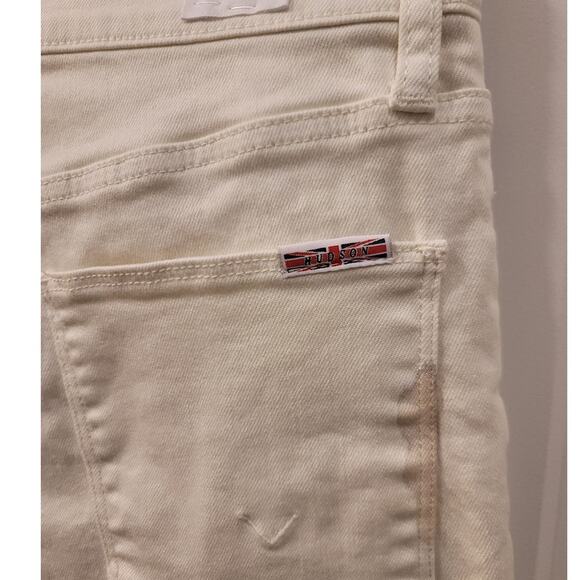 Hudson Rosalie Wide Leg Distressed Jeans - Picture 4 of 8